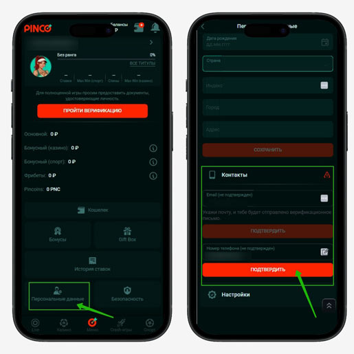 Верификация игрока